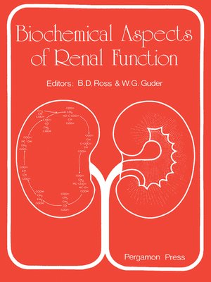 cover image of Biochemical Aspects of Renal Function